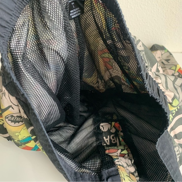 DC Comics BATMAN ROBin SUPERMAN SWIM TRUNKS mens large,‎ cartoon print, - Picture 7 of 9